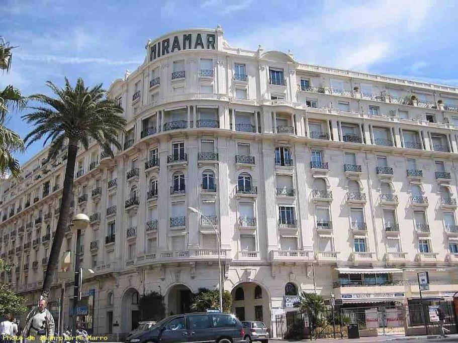 Mythique Miramar Cannes Croisette Terrasse Clim Parking Wifi Exteriör bild